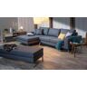 Max Winzer® Ecksofa »Flori«, (Spar-Set, Ecksofa und Hocker) denim