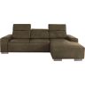 COTTA Sofa »Catania«, mit Kopfteilverstellung olive