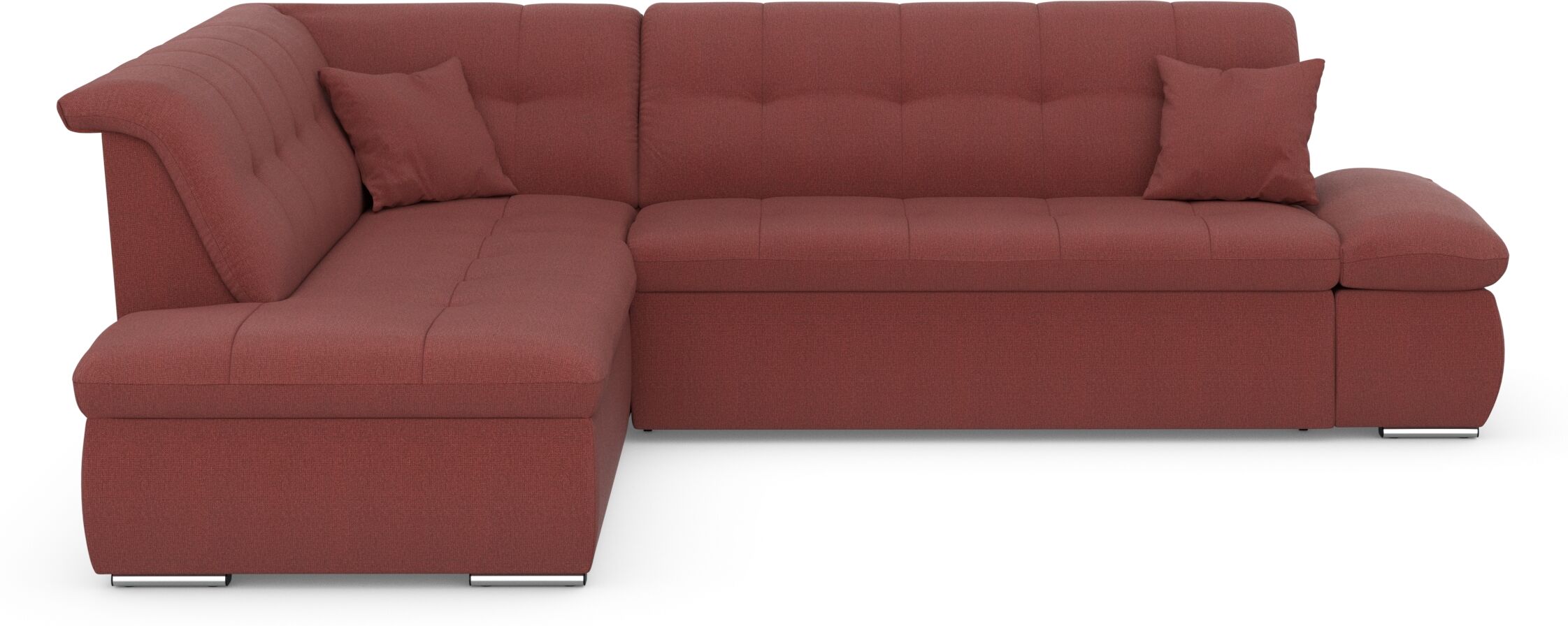 DOMO collection Ecksofa »Moric«, wahlweise mit Bettfunktion und... lila