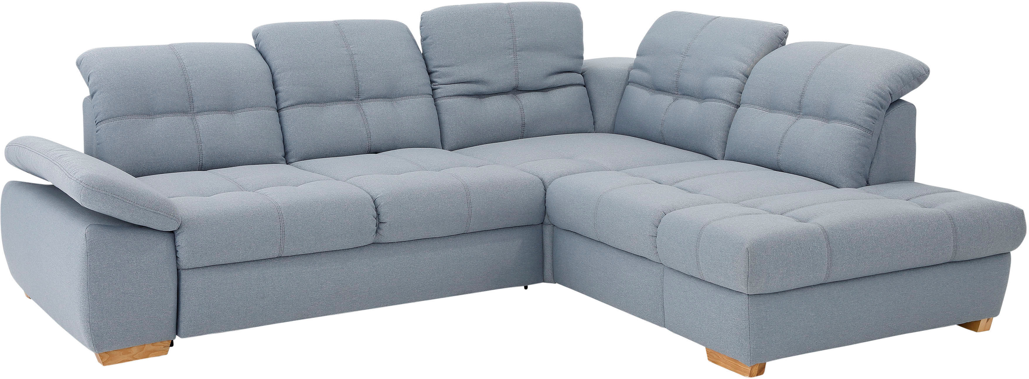 Home affaire Ecksofa »Lotus Home Luxus«, belastbar bis zu 140kg, incl.... blau