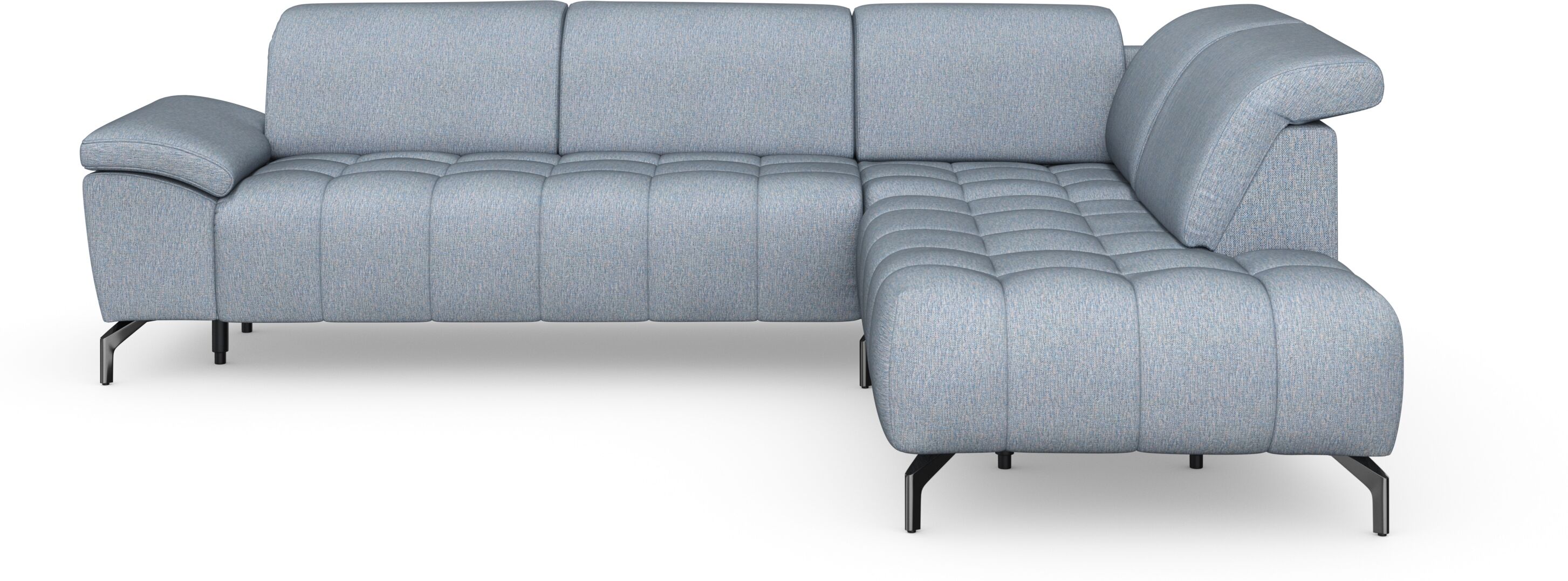 sit&more Ecksofa »Cool«, wahlweise mit Kopfteilverstellung und Vorziehsitz... blau