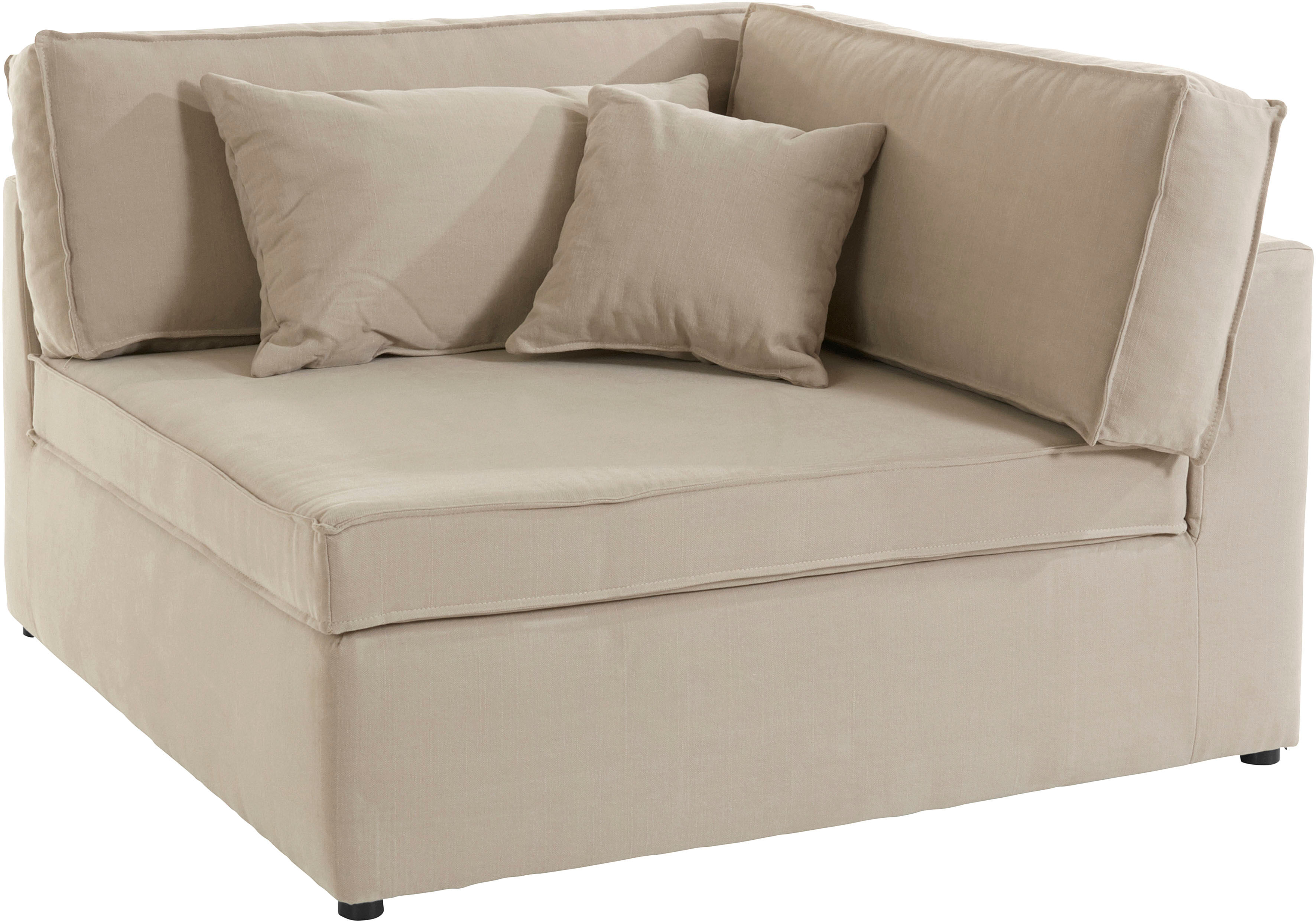 LeGer Home by Lena Gercke Sofa-Eckelement »XXL Venosa«, loungiger, weicher... grau