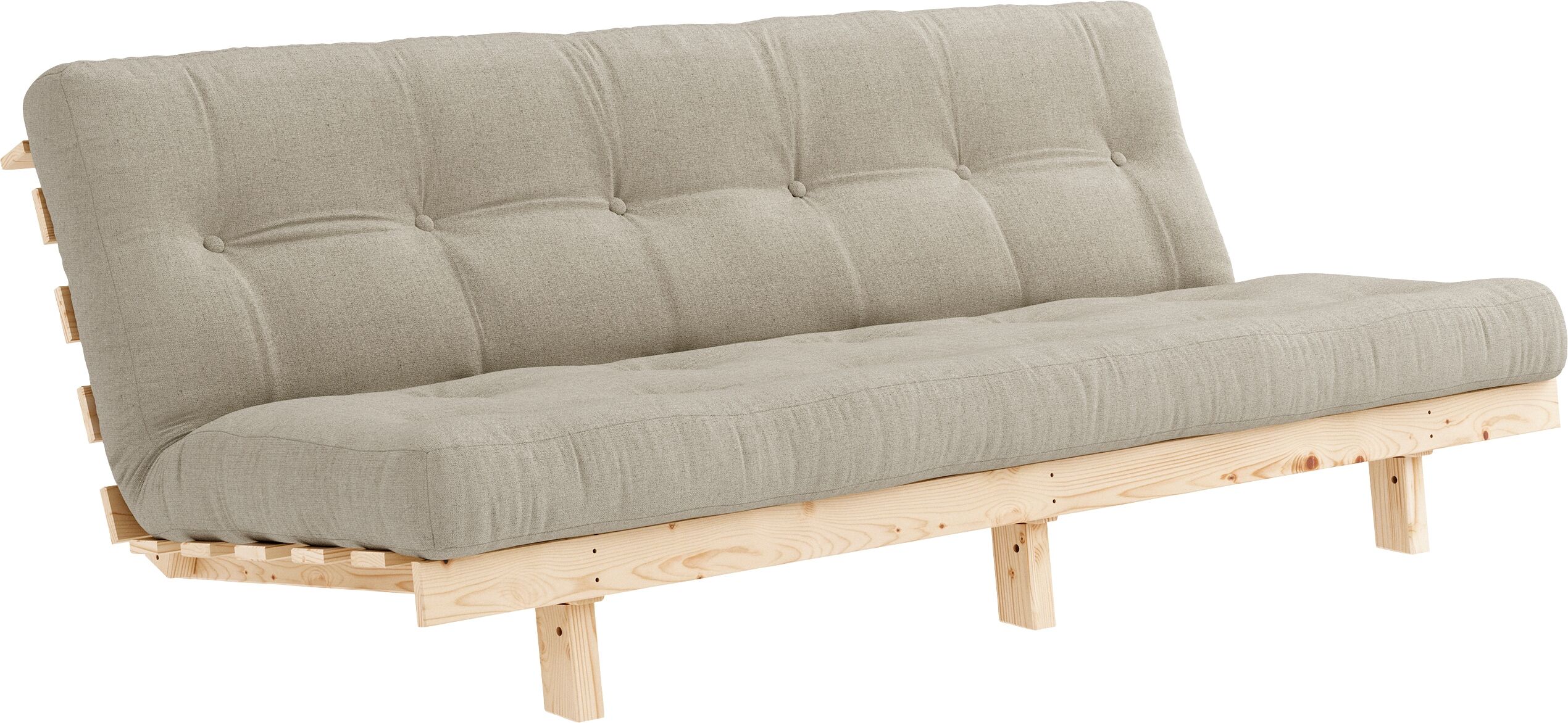 Karup Design Schlafsofa »Lean«, (2 St.), mit Bettfunktion und Futonmatratze beige