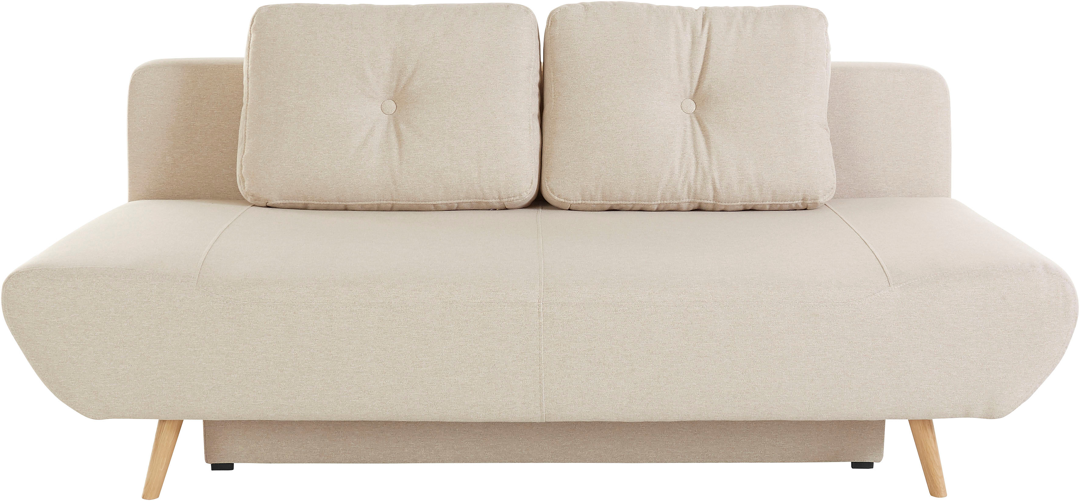 COUCH♥ Schlafsofa »Klappt gut«, lässt sich schnell und einfach in ein... beige