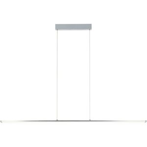 Brilliant Leuchten Pendelleuchte »Entrance«, LED-Modul, 1 St.,... alufarben/weiss