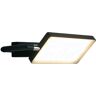 LUCE Design LED Wandstrahler »BOOK«, LED fest integriert, Leuchtenkopf... schwarz