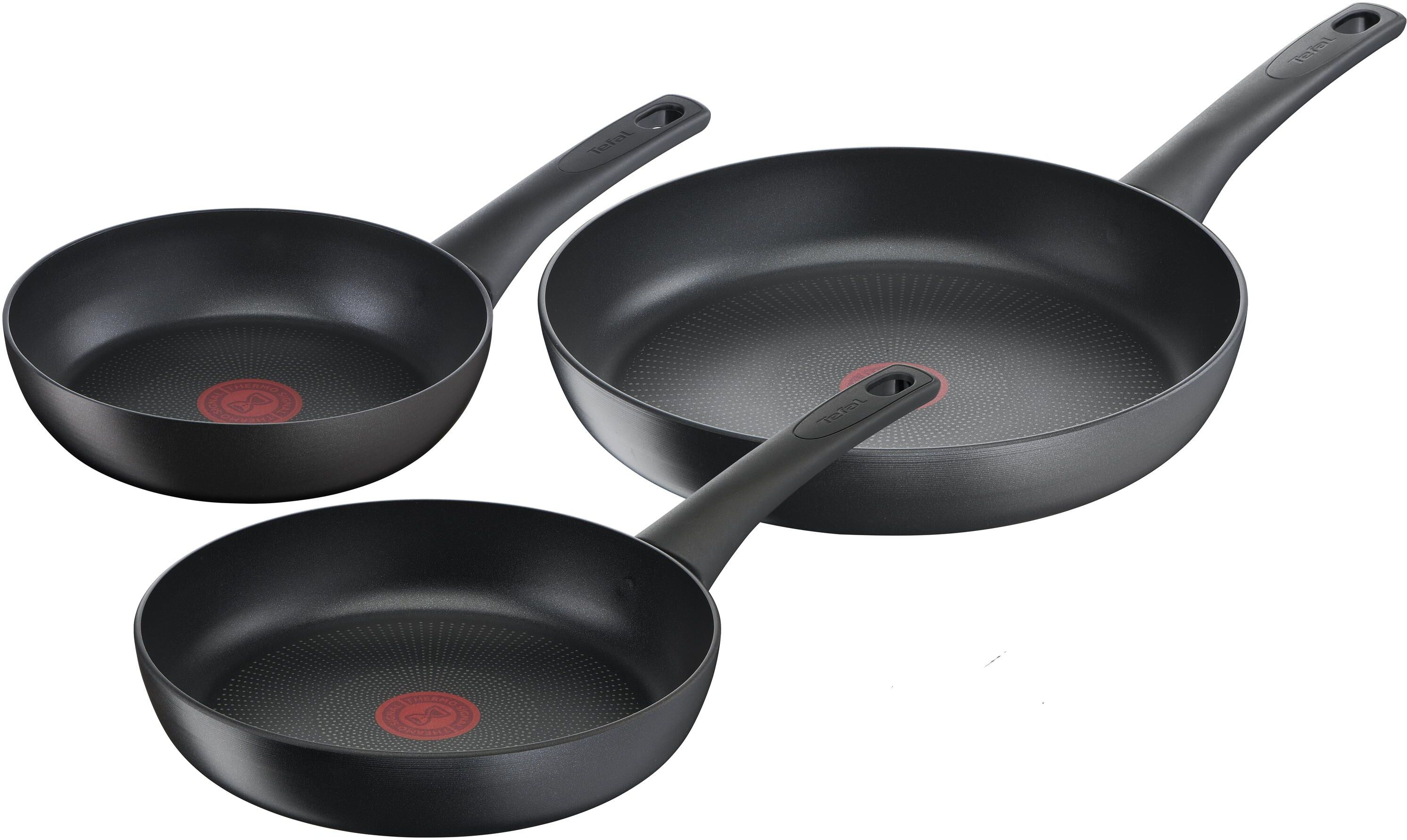 Tefal Pfannen-Set »Ultimate On«, Aluminium schwarz