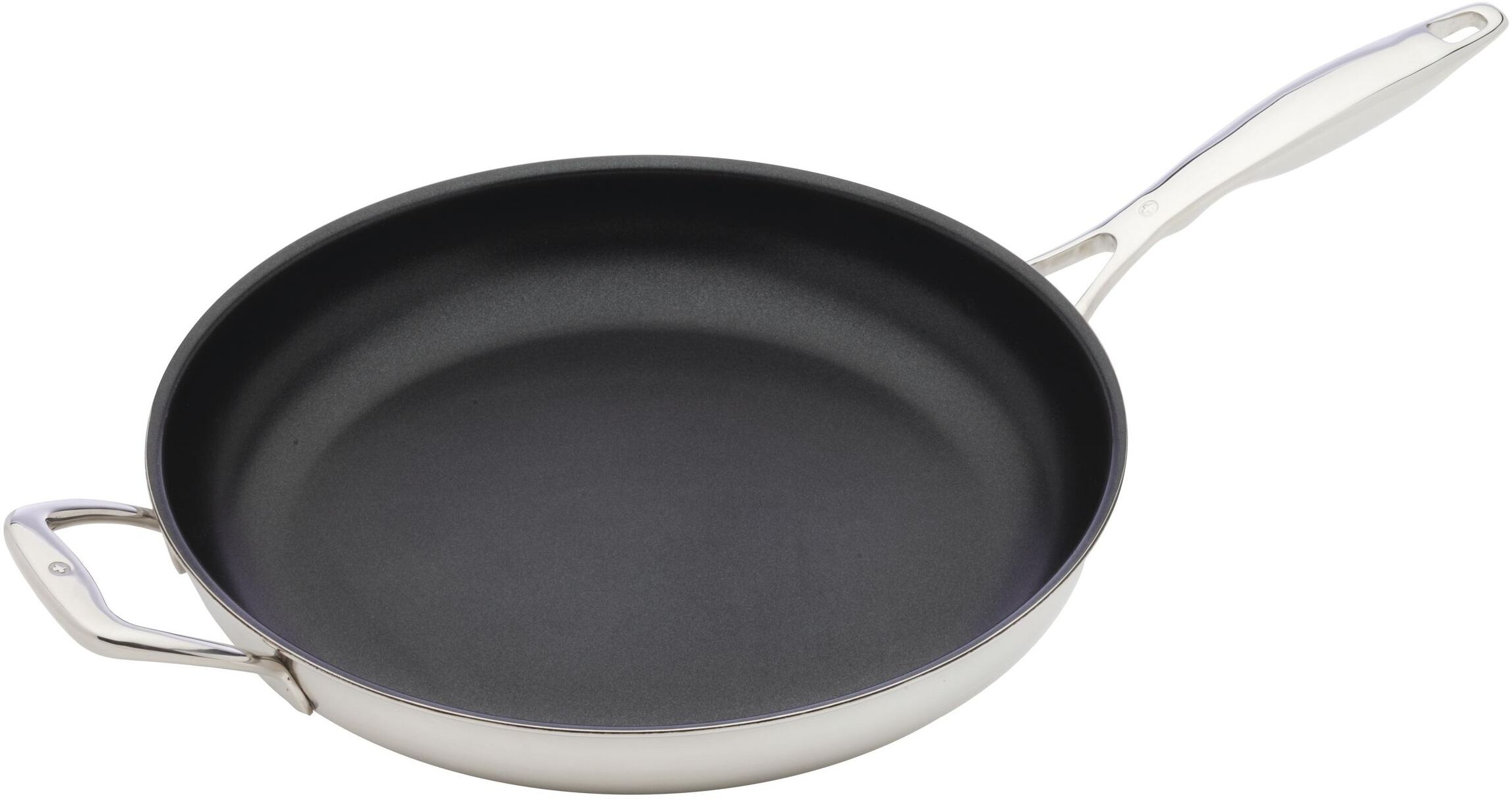 Swiss Diamond Bratpfanne »XD Nonstick Clad 32 cm«, Edelstahl silberfarben