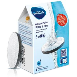 Brita Wasserfilter »MicroDisk Pack 3 3er Pack«, (3 tlg.) weiss