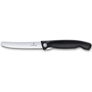 Victorinox Gemüsemesser »Swiss Classic Wellenschliff«, (1 tlg.) schwarz