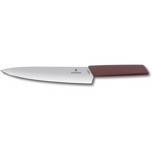 Victorinox Tranchiermesser »Swiss Modern Weinrot«, (1 tlg.) weinrot/silberfarben/schwarz