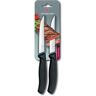 Victorinox Steakmesser, (Set, 2 tlg.) schwarz/silberfarben