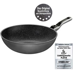 STONELINE Wok, Aluminium anthrazit