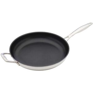 Swiss Diamond Bratpfanne »XD Nonstick Clad 32 cm«, Edelstahl silberfarben/schwarz