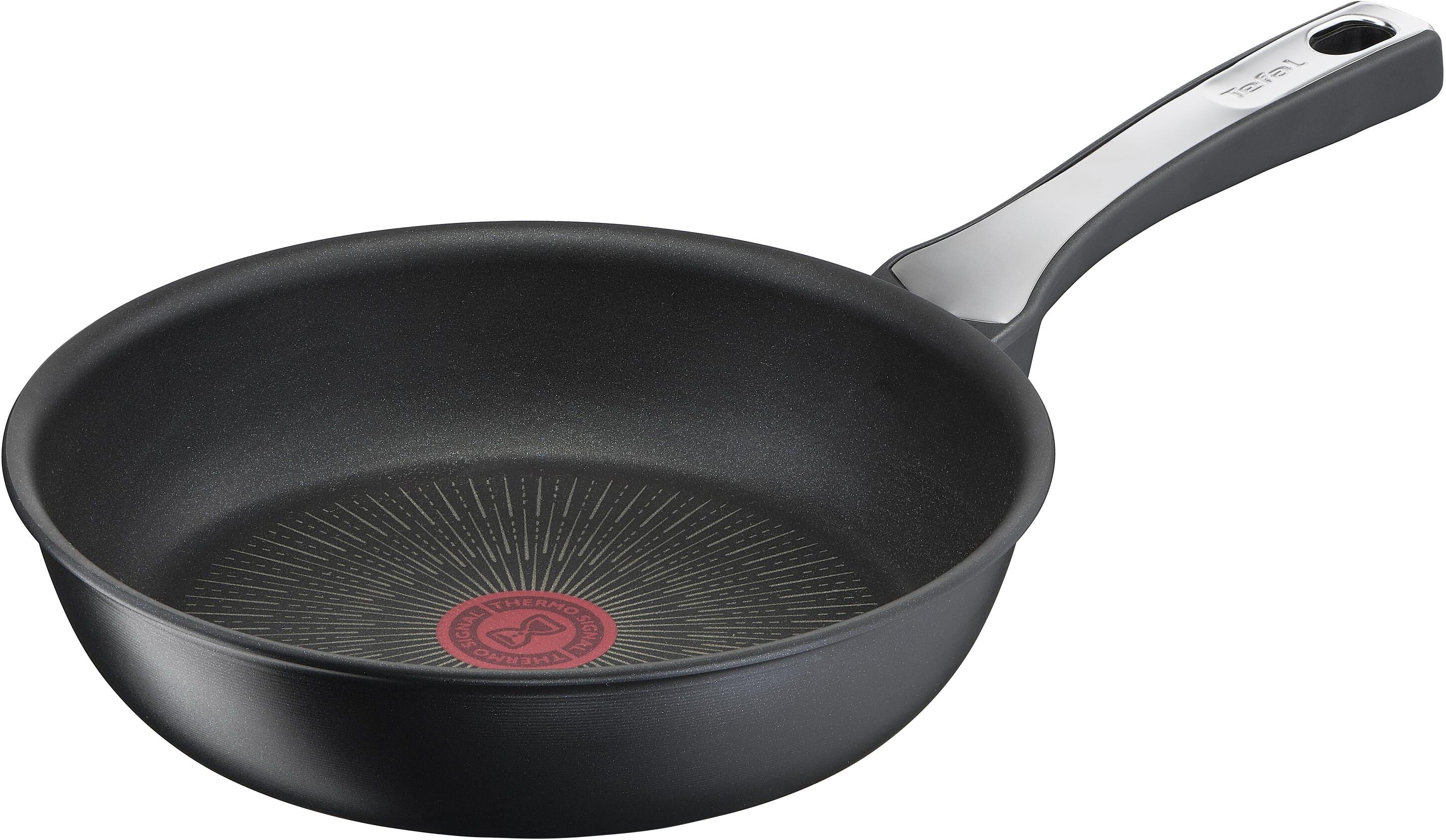 Tefal Bratpfanne »Unlimited On 24 cm«, Aluminium schwarz