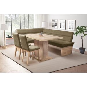 Home affaire Eckbankgruppe »Beluna + Cross«, (4 tlg.) cappuccino