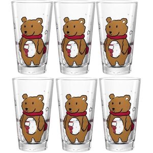 LEONARDO Glas »Autentico Bär 330 ml, 6 Stück, Transparent«, (6 tlg.) Transparent