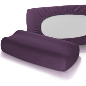 fleuresse Kissenbezug »Q4000 Plus für Gesundheitskissen«, (1 St.) mauve  B/L: 40 cm x 60 cm