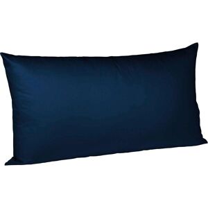 fleuresse Kissenbezug »Colours Interlock Jersey«, (2 St.) dunkelblau  B/L: 40 cm x 80 cm