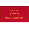 Miss Germany Strandtuch »Miss Germany«, (1 St.) rot
