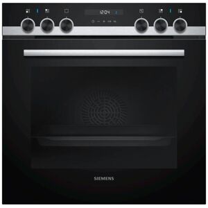 Siemens Einbaubackofen »HE517ABS0C A«, HE517ABS0C schwarz/silberfarben