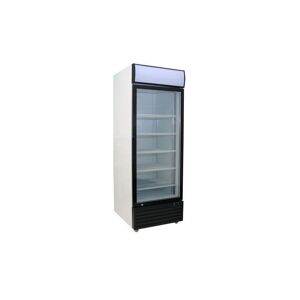 Kibernetik Kühlschrank, KS600M, 206 cm hoch, 70 cm breit weiss/schwarz