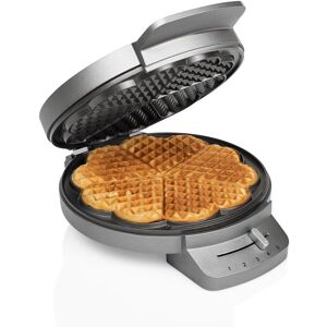 Princess Waffeleisen »DeLuxe,«, 1200 W silberfarben