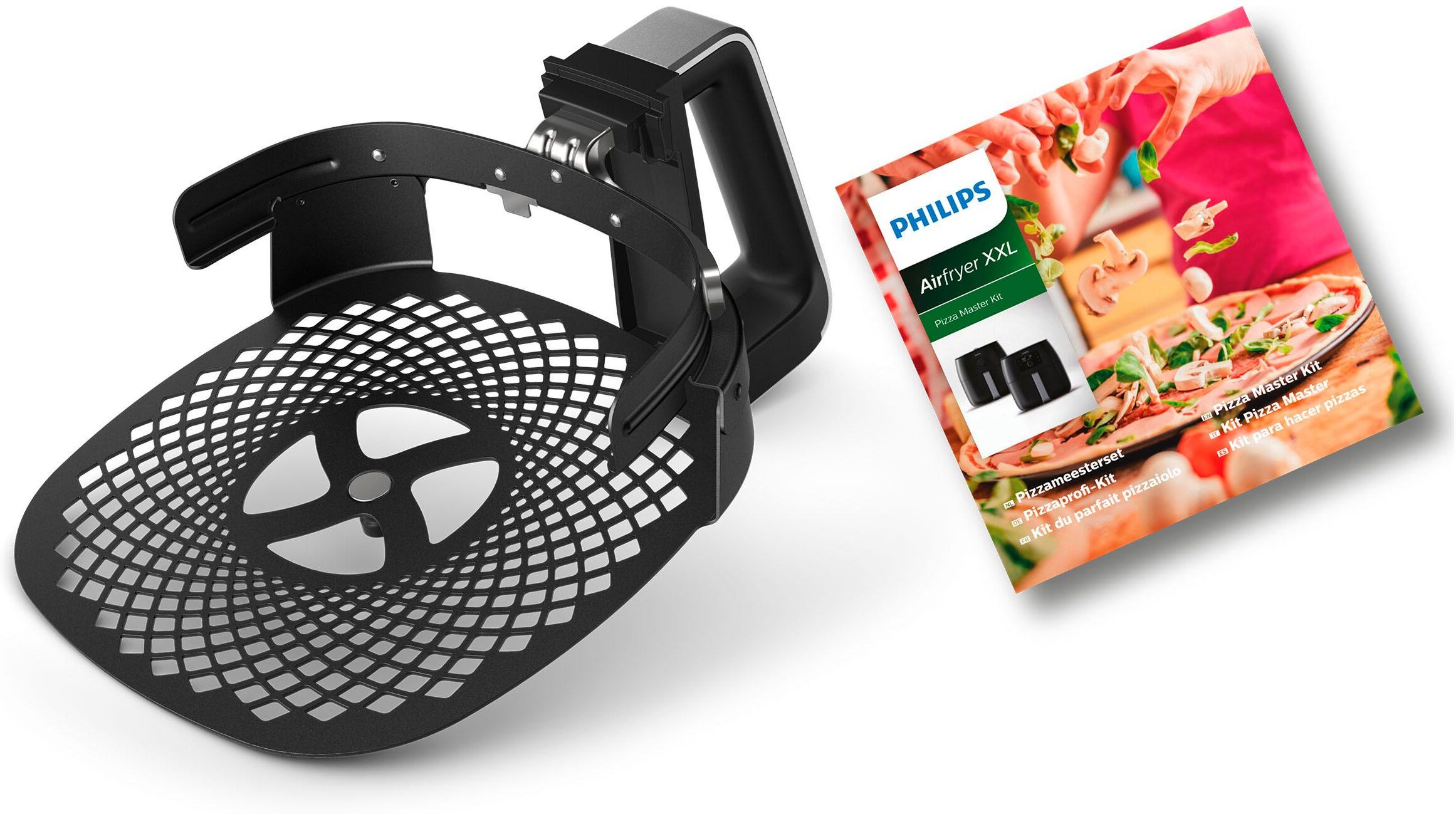 Philips Backeinsatz »HD9953/00 Pizzablech«, (2 tlg.) schwarz