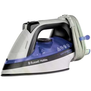 RUSSELL HOBBS Dampfbügeleisen »Wrap & Clip«, 2400 W Blau, weiss