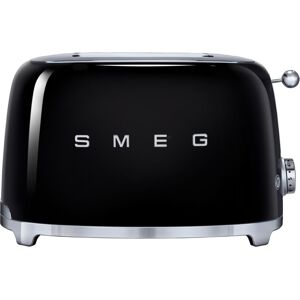 Toaster »SMEG«, für 2 Scheiben, 950 W schwarz/silberfarben