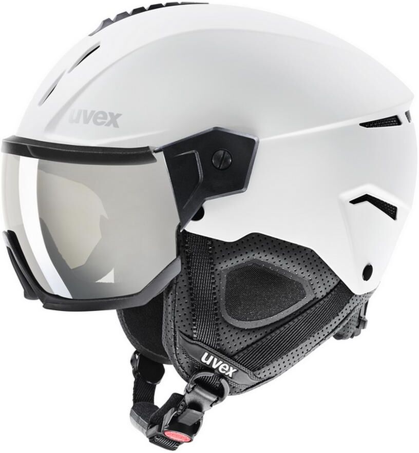 Uvex Skihelm »Instinct Visor White«, Hardshell-Konstruktion, uvex IAS System schwarz