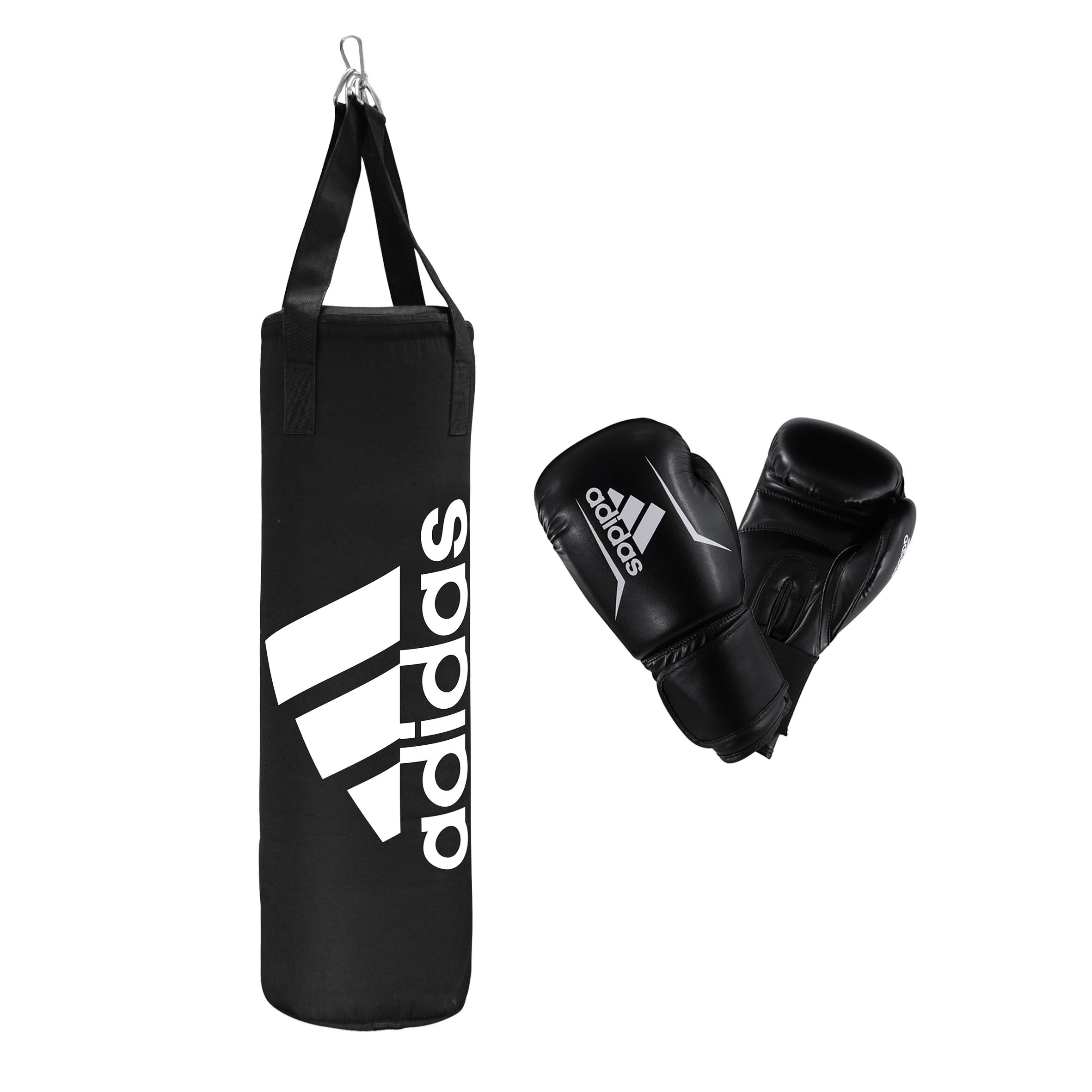 Adidas Performance Boxsack »Junior Boxing Set«, (Set, mit Boxhandschuhen) schwarz  43 x 19 cm