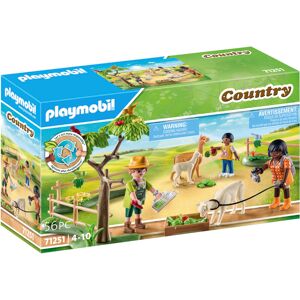 Playmobil Konstruktions-Spielset »Alpaka-Wanderung (71251), Country« bunt