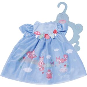 Baby Annabell Puppenkleidung »Kleid blau Eichhörnchen, 43 cm« hellblau