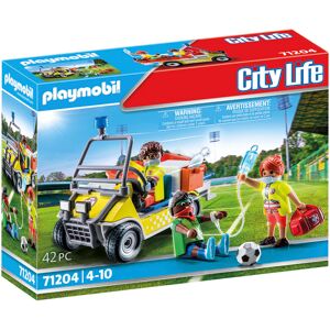 Playmobil Konstruktions-Spielset »Rettungscaddy (71204), City Life« bunt