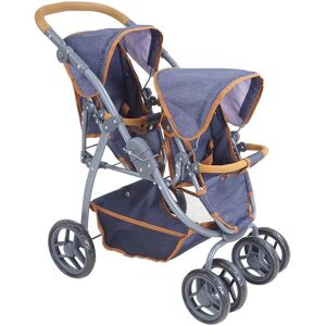 Knorrtoys® Puppen-Zwillingsbuggy »Milo - Dark Blue« Dark Blue