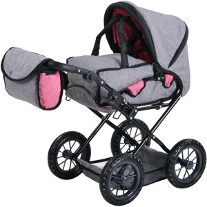 Knorrtoys® Kombi-Puppenwagen »Ruby - Jeans Grey« Jeans Grey