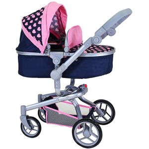 Knorrtoys® Kombi-Puppenwagen »Boonk - Pink Hearts« Pink Hearts