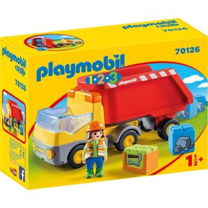 Konstruktions-Spielset »Kipplaster (70126), Playmobil 123« bunt