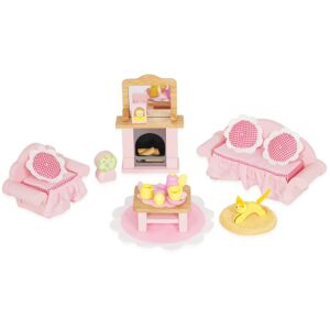 Le Toy Van Puppenmöbel »Wohnzimmer« natur/rosa