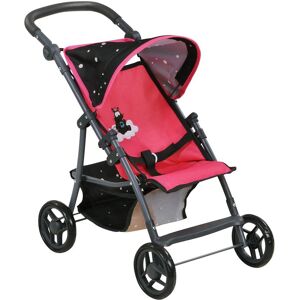 Knorrtoys® Puppenbuggy »Liba - Nici, Theodor Carbon« pink