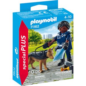 Playmobil Konstruktions-Spielset »Polizist mit Spürhund (71162), Special... bunt