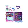 Polly Pocket Minipuppe »Polly Pocket Urlaub im Rollkoffer Spielset« Blau, bunt, Rosa