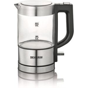 Severin Wasserkocher »WK 3472 0.5 l, Grau/Silber«, 0,5 l, 1100 W Grau, silberfarben