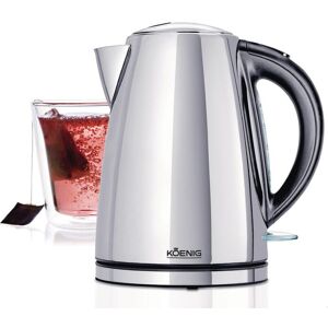 KOENIG Wasserkocher »Chrome Line«, 1,7 l, 2200 W chromfarben