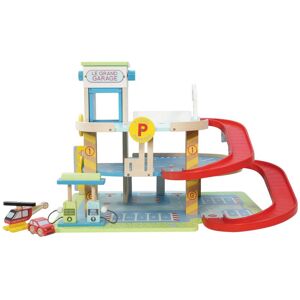 Le Toy Van Spiel-Parkgarage »Spielzeuggarage« bunt
