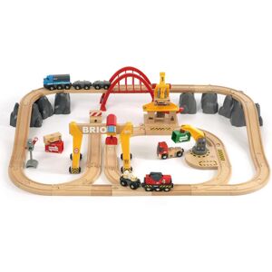 Spielzeugeisenbahn-Erweiterung »BRIO® WORLD Frachten Set Deluxe«, (Set) natur