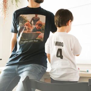 smartphoto Kinder T-Shirt Weiss Rückseite 5 bis 6 Jahre zu Weihnachten