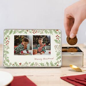 smartphoto Blechdose herzförmig mit Foto inkl. Bonbons zu Weihnachten