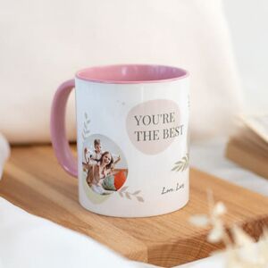 smartphoto Farbige Tasse Rosa